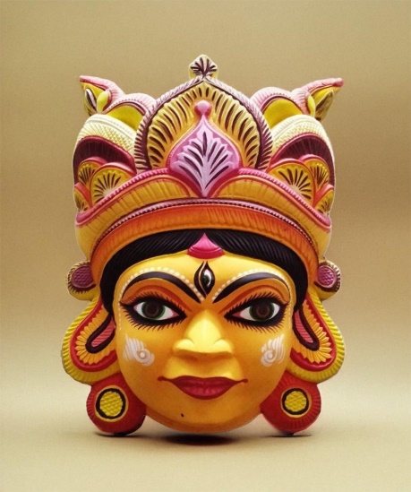 Authentic Maa Durga Gomira Mask by Kalyan Chandra Sarkar