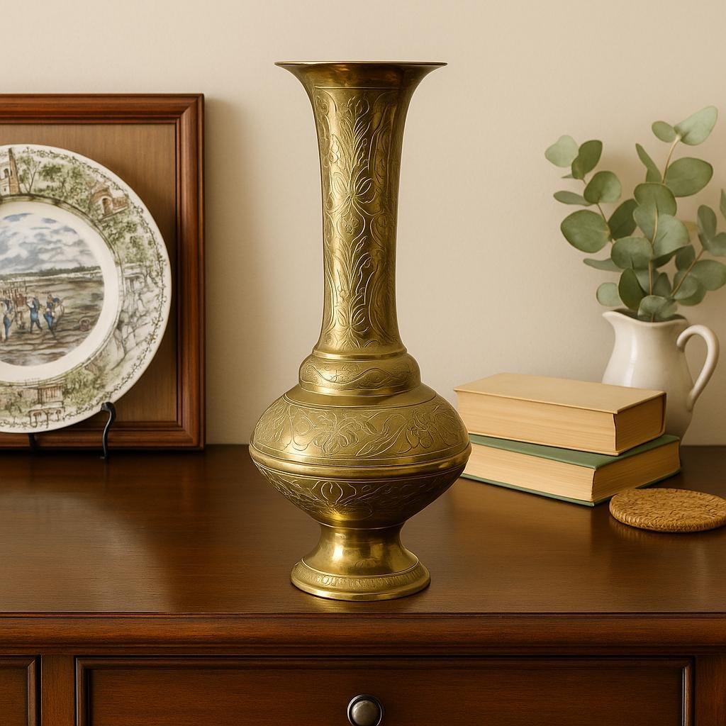 Buy Floor Vase Indian Brass Online In India - Etsy India