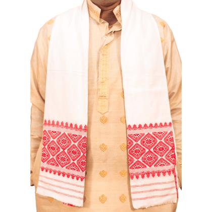 Cotton Gamusa | Traditional Assamese Ceremonial
