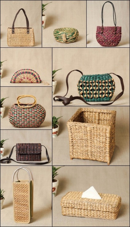Handcrafted Premium Water Hyacinth Bags & Baskets from Assam