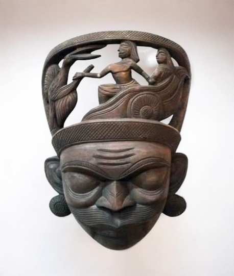 Purchase Kushmandi Warrior Gomira Mask by Kalyan Chandra