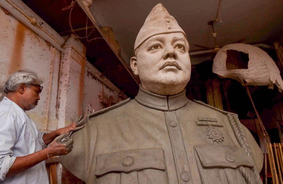 Sculpture of Netaji Subhas Chandra Bose | MorungExpress | morungexpress.com