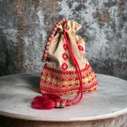 Tussar Silk Purses
 – Kithara Fashion